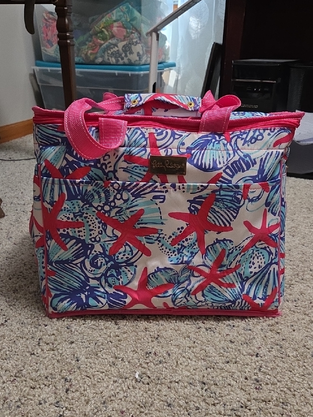 Lilly Pulitzer She She Shells Soft-sided Insulated Cooler